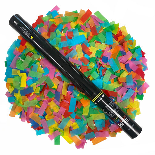 Multicolor Tissue Paper - Handheld Confetti Popper Cannon (22")