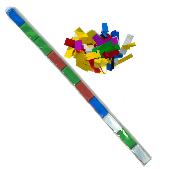 Multicolor Metallic Confetti - Speed Load Cannon Sleeve