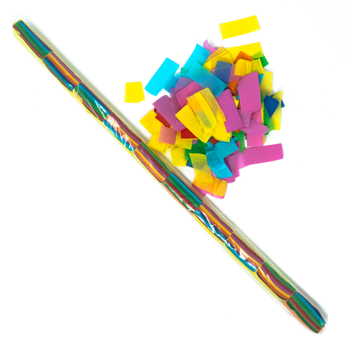 Multicolor Tissue Confetti - Speed Load Cannon Sleeve
