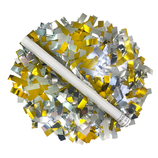 Gold & Silver - Metallic Confetti Flick Stick (14")