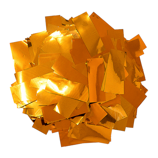 Orange Metallic Confetti (1lb) | Bulk Confetti