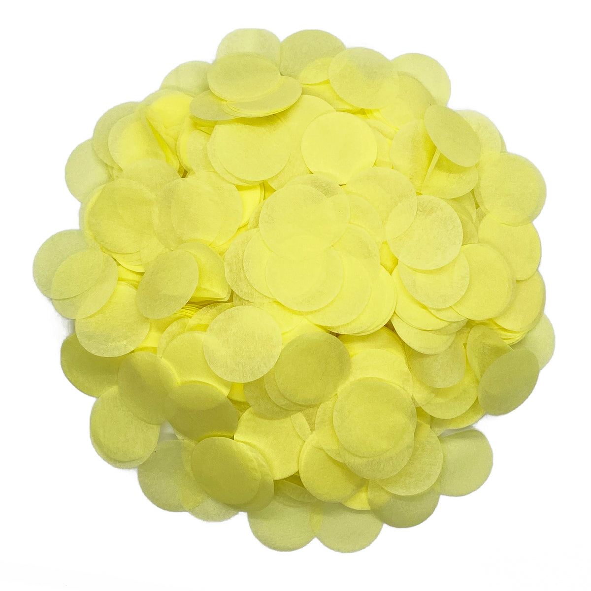 Pastel Yellow Tissue Paper Confetti (1 Pound Bulk) — Ultimate Confetti
