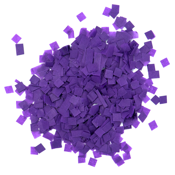 Purple Tissue Paper Confetti - Squares (1lb)