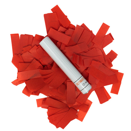 Red Tissue Paper Confetti Flick Stick
