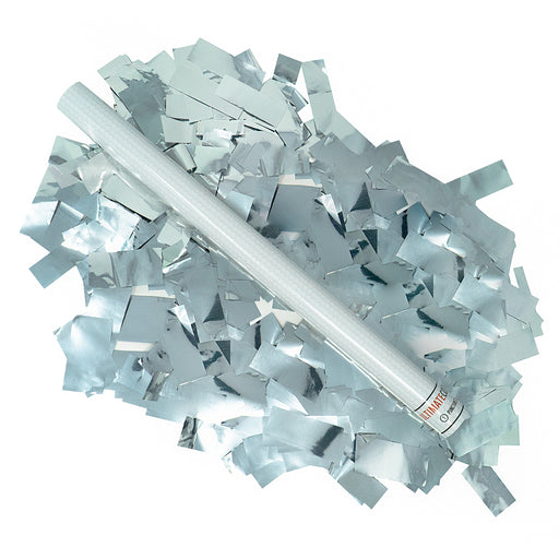 Silver Metallic Confetti Launcher Flick Stick | Ultimate Confetti