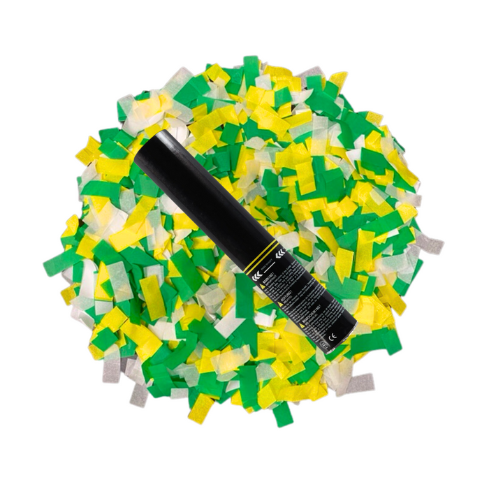 Football Party Tissue Confetti Popper Cannon (2 Pack)