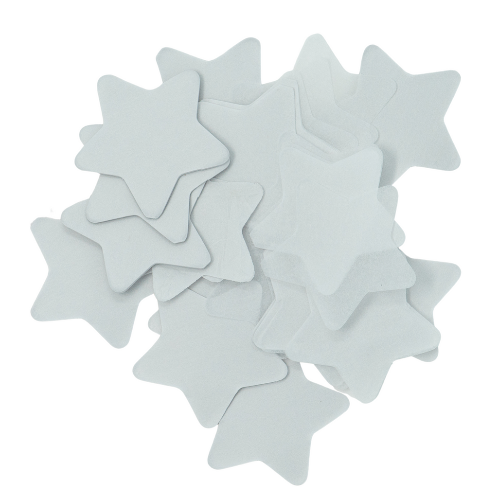 White Rice Paper Flick Stick - Water Soluble Confetti