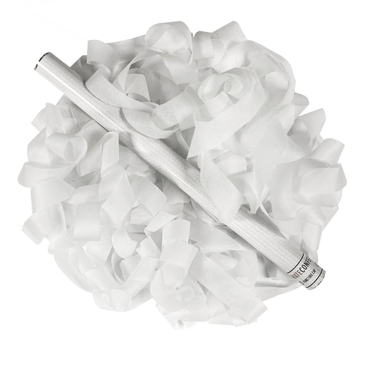 Dissolving Confetti Streamers - 17' Satin White. USA Factory Price – Times  Square Confetti