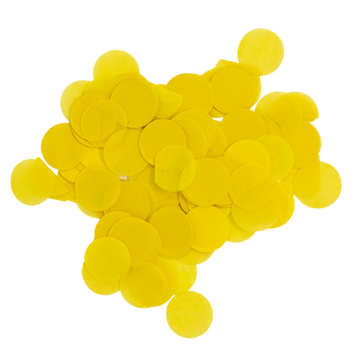 Round Yellow Confetti 