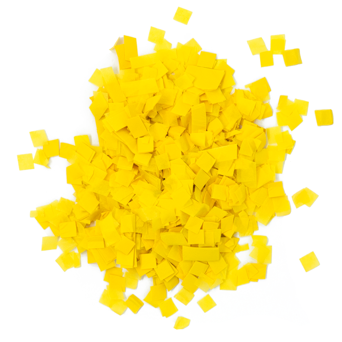 Yellow Tissue Paper Confetti - Squares (1lb) | Ultimate Confetti